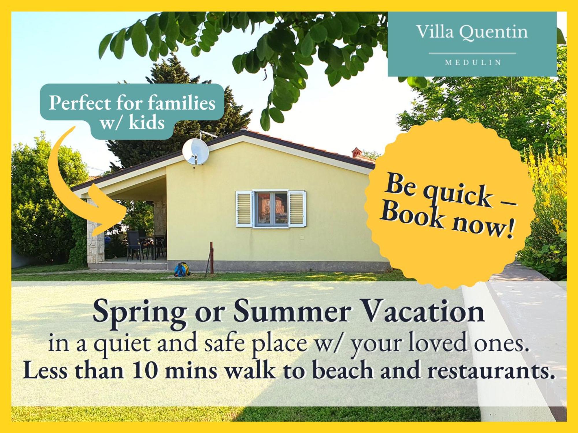 Villa Quentin - Quiet Place Close To Beach Медулин Экстерьер фото